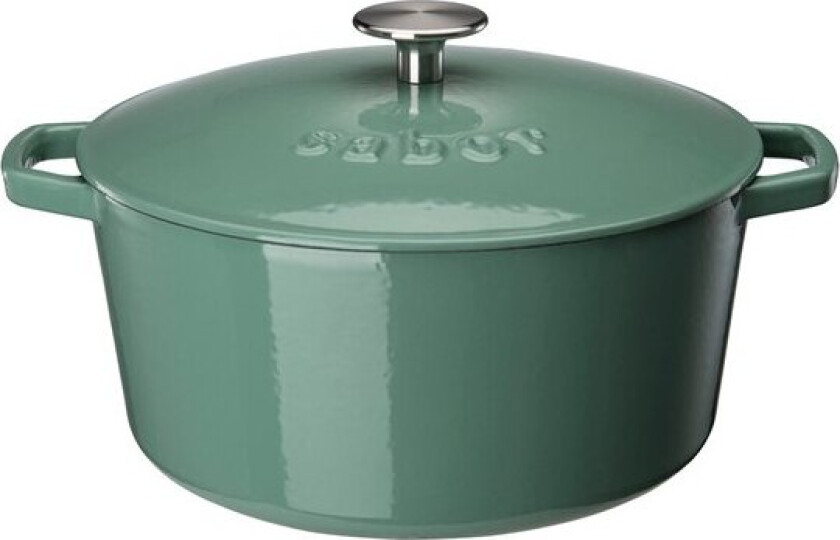- Støpejernsgryte 4,4L sea green