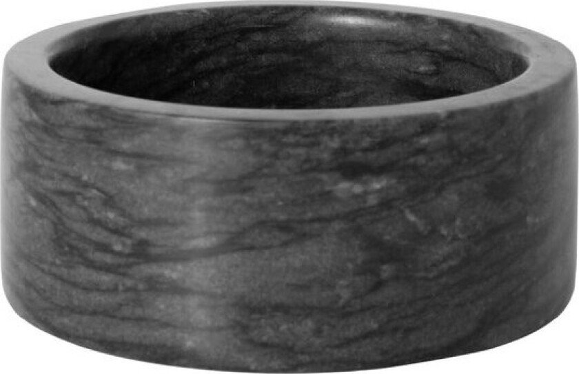 - Marmor fat 12 cm svart