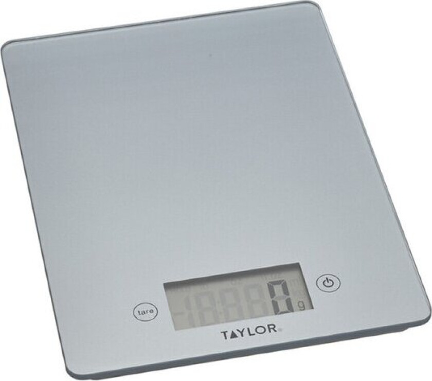 - Pro digital kjøkkenvekt 5 kg metallic grey