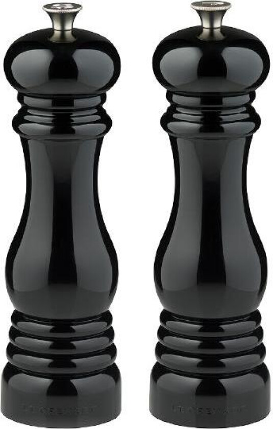 - Salt/pepperkvernsett 21 cm black