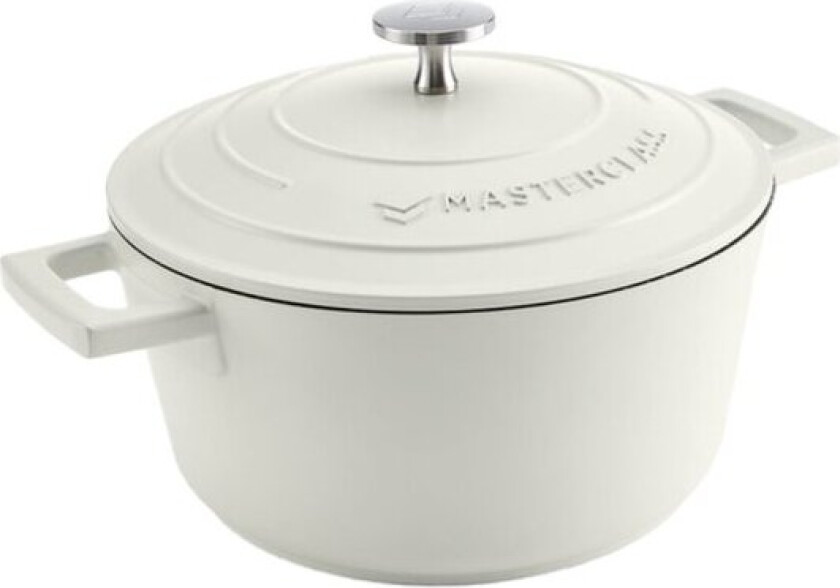 - Cast Aluminium gryte 2,5L 21 cm krem