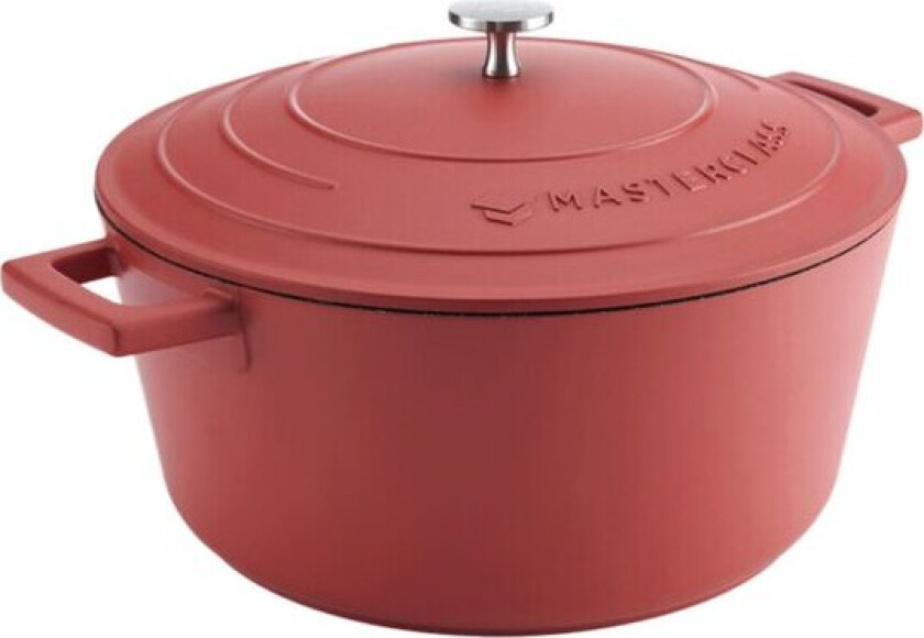 - Cast Aluminium gryte 5L 29 cm rød