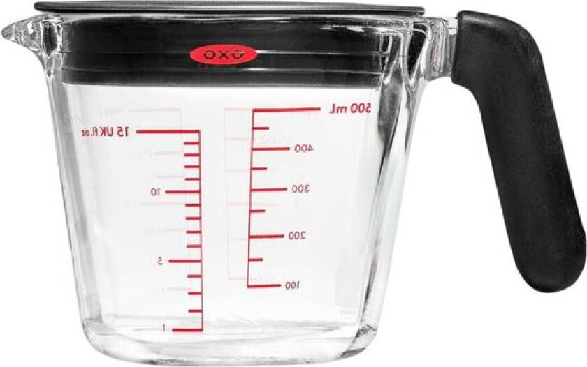 Bilde av - Målebeger m/lokk 0,5L glass