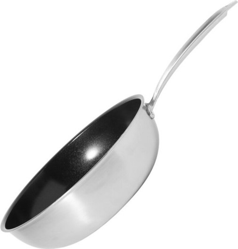 - Signerat wok 28 cm rustfritt stål