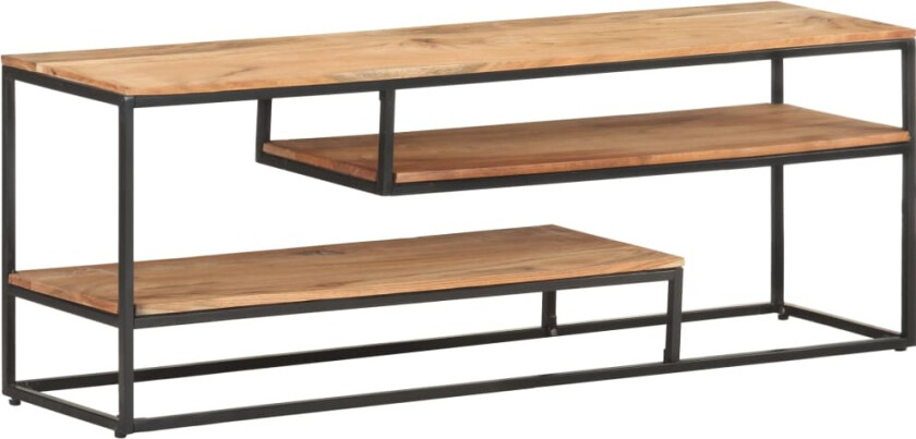 TV-benk 130x30x45 cm heltre akasie