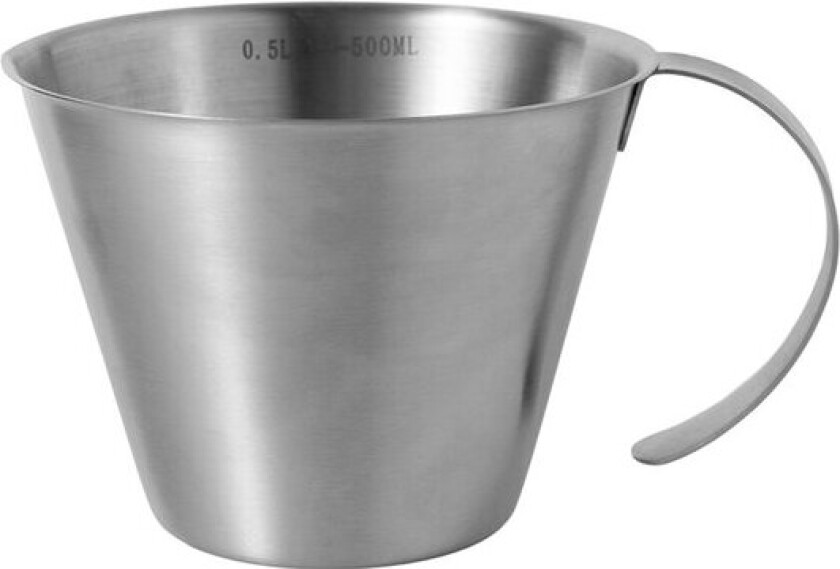 - Steel Essentials målebeger 5 dl børstet