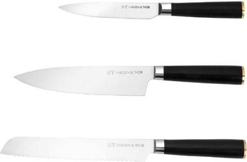 - Vargavinter Elmer, Roy, Roy mini knivsett 3 deler 21 cm cm svart