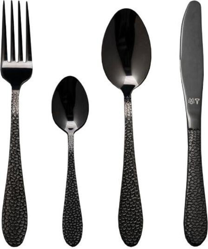 - Frost Onyx bestikk 16 deler svart