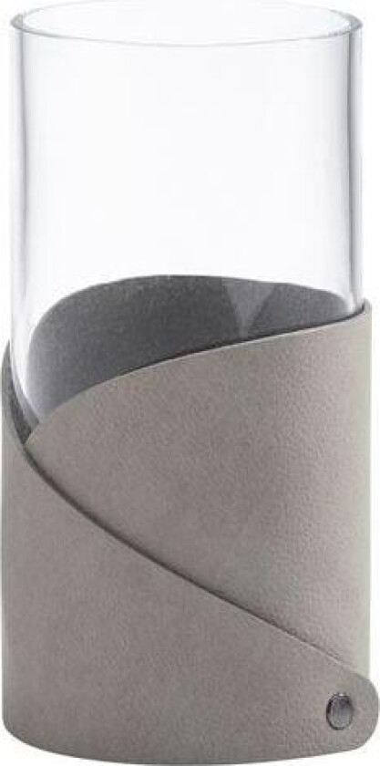 - Fold Nupo vase S 7,5x15 cm lys grå