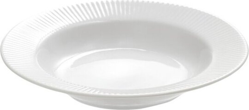 - Groovy suppetallerken 22 cm hvit
