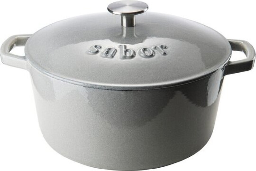- Støpejernsgryte 4,4 L storm grey