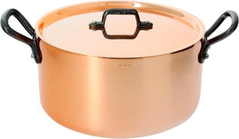 - Prima Matera gryte 24 cm kobber/støpejern