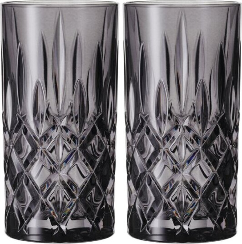 - Noblesse Colour longdrinkglass 39,5 cl 2 stk smoke