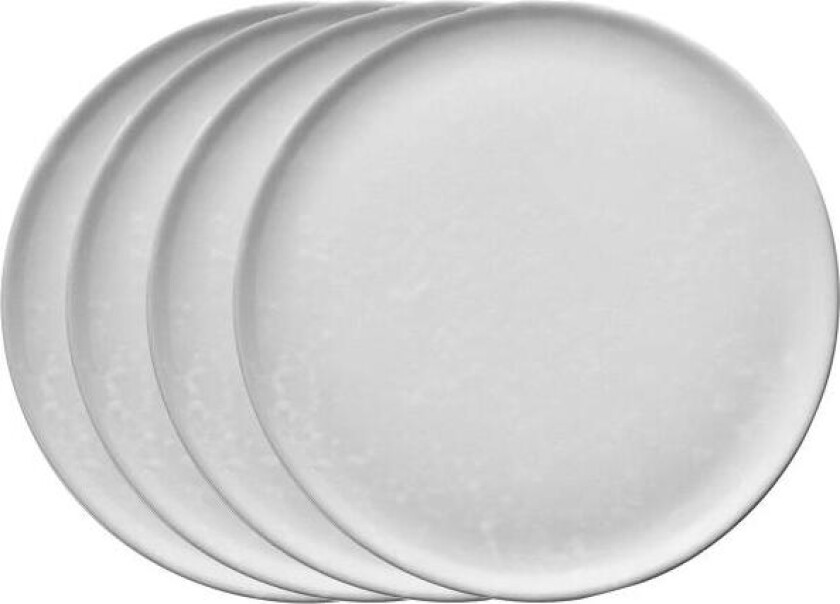 - RAW Arctic White tallerken 28 cm 4 stk
