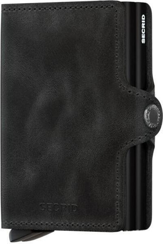 Bilde av - Twinwallet lommebok m/kortholder svart