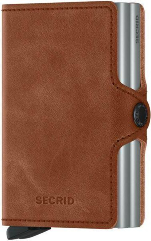 Bilde av - Twinwallet lommebok m/kortholder cognac