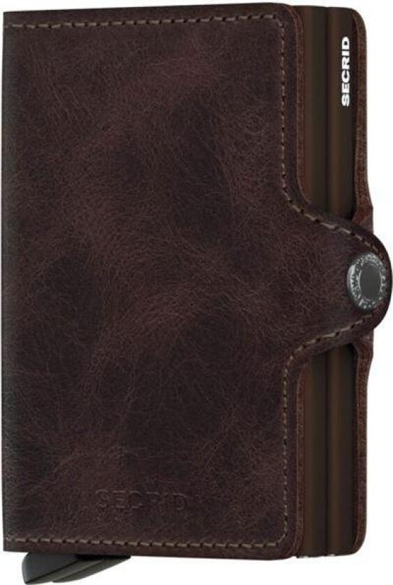 Bilde av - Twinwallet lommebok m/kortholder brun