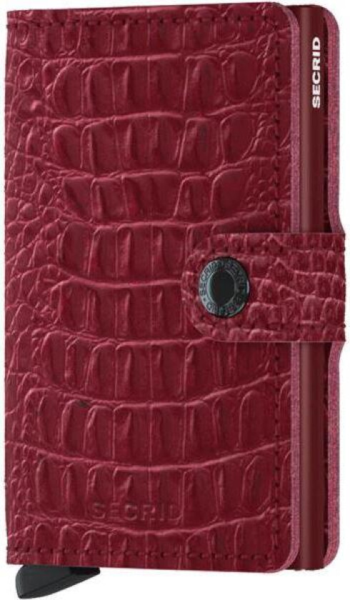 - Miniwallet lommebok m/kortholder ruby rød