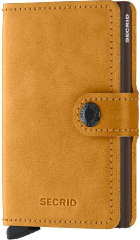 - Miniwallet lommebok m/kortholder ochre