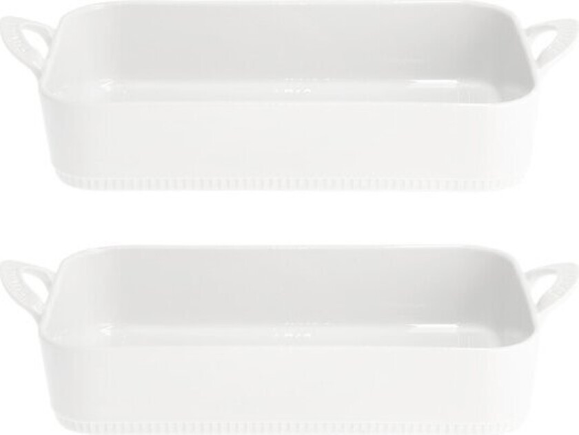 - Toulouse ildfast form 2,2L 2 stk hvit