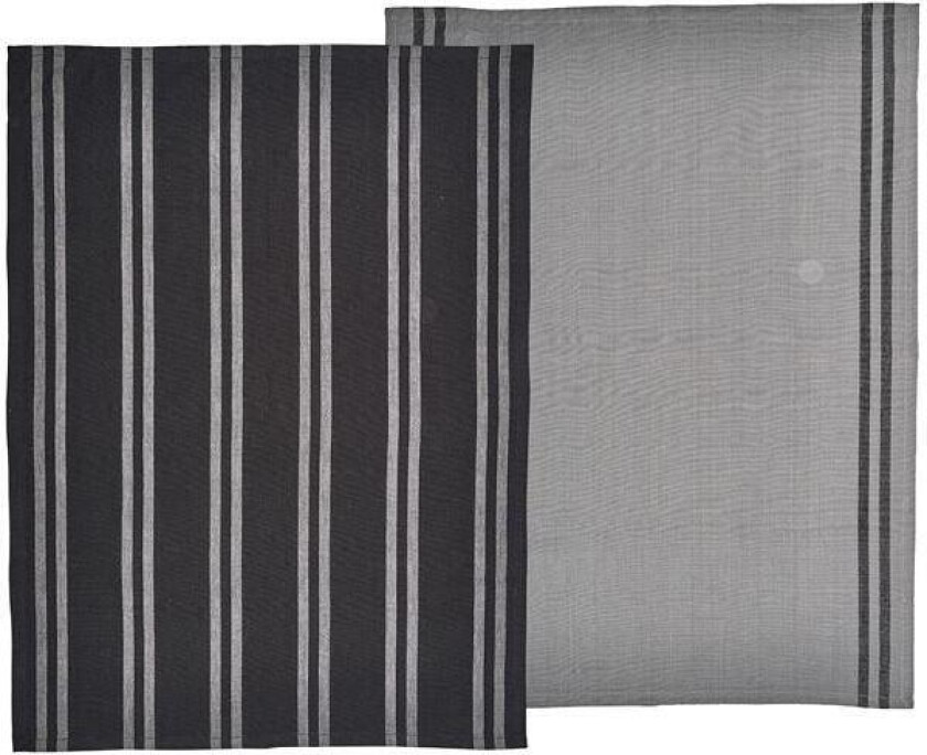 - Soft kjøkkenhåndkle 2 stk svart