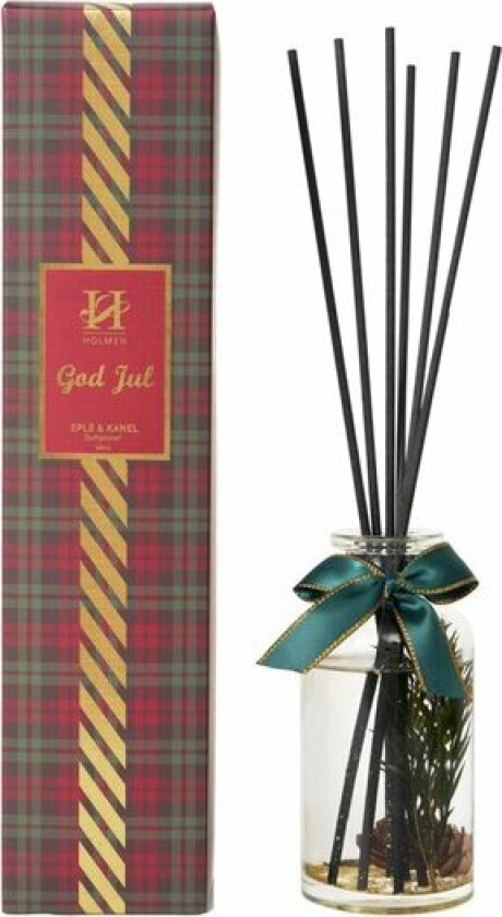 - Julian duftpinner eple & kanel 12 cm grønn