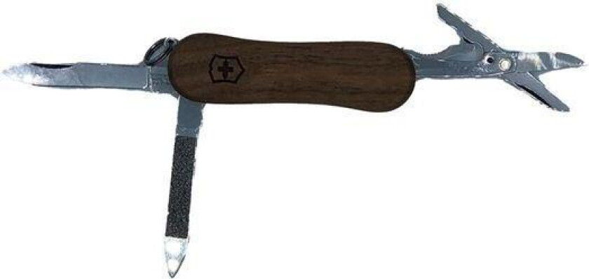 - Executive wood lommekniv 65 mm 5 funksj. brun