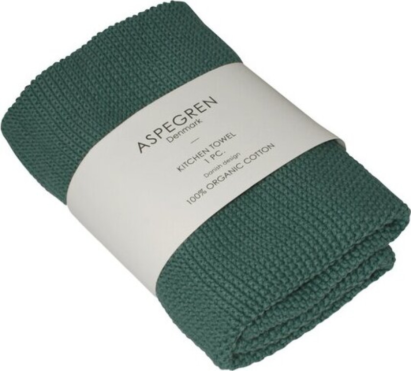 - Solid kjøkkenhåndkle 40x50 cm jade