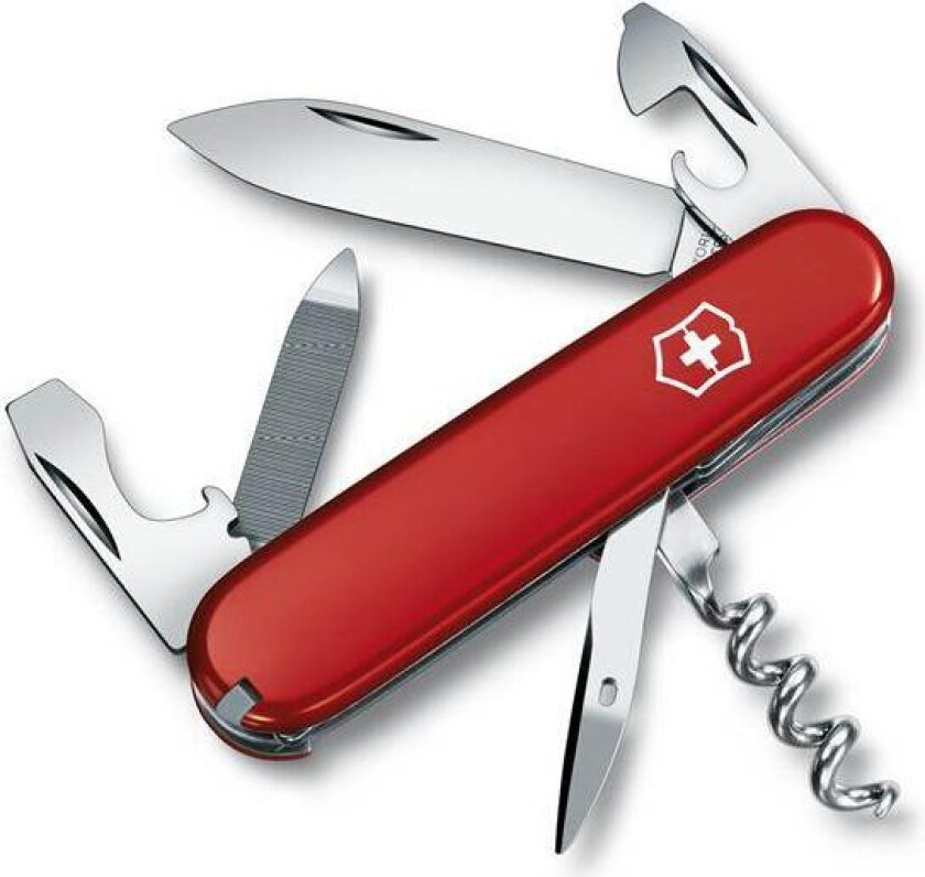 - Sportsman lommekniv 13 funksjoner rød