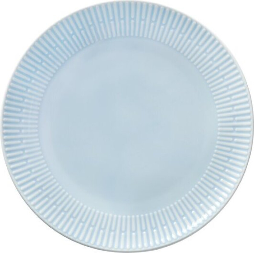 - Relief tallerken 22 cm light blue