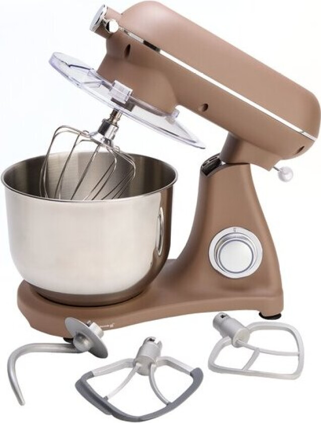 - Ultimate kjøkkenmaskin 6,5L med kobling lys brun/frostet