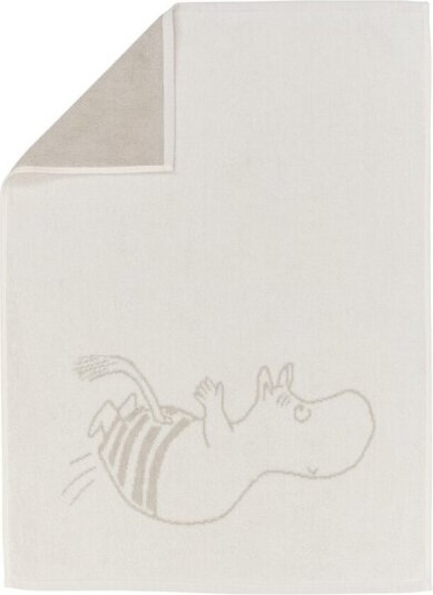 Bilde av - Mummi håndkle 50x70 cm Mummitrollet hvit
