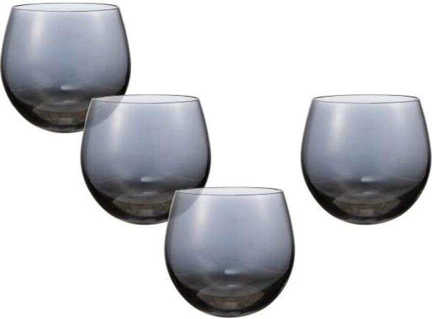 - Sontell vannglass 35 cl 4 stk smoke