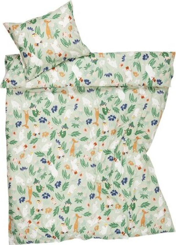 - Mummi sengesett 140x200 cm blomsterhage