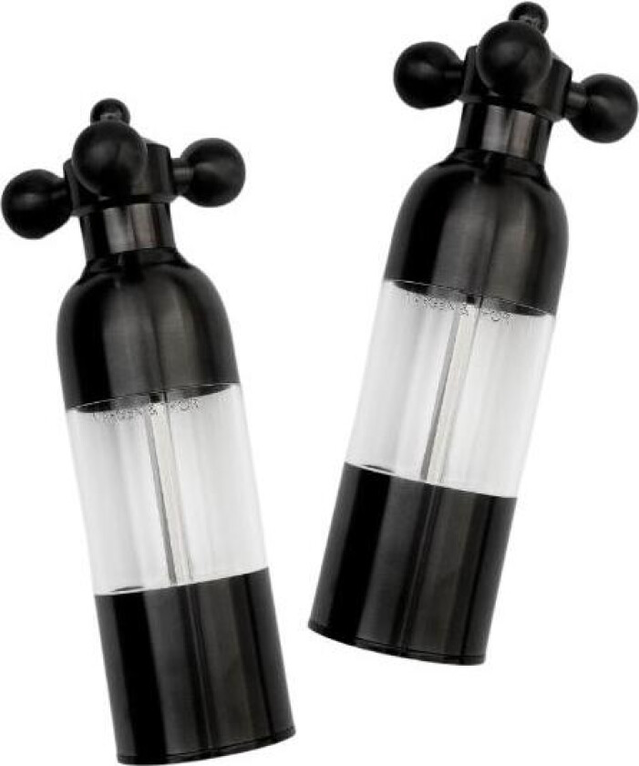 Bilde av - Axia salt- & pepperkvern 18 cm 2 stk svart
