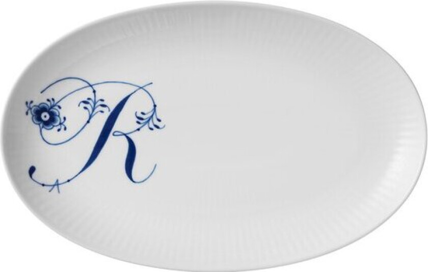 - Alfabet tallerken oval R 23 cm