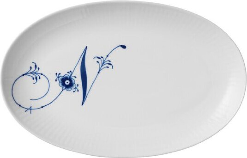 - Alfabet tallerken oval N 23 cm