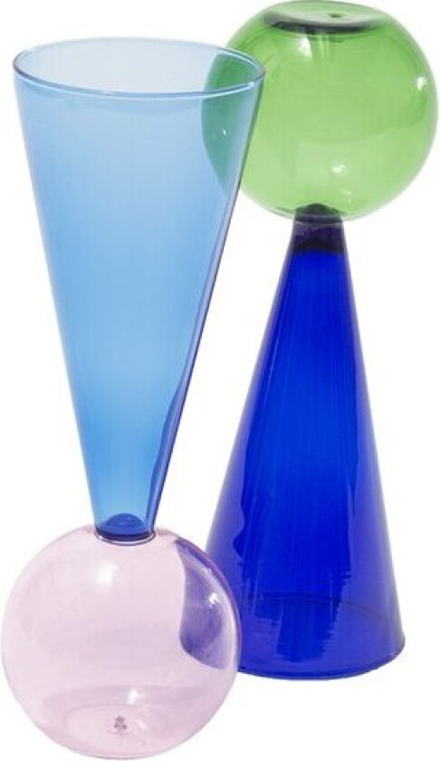 - Champagneglass boblefeiring le duo 2 stk