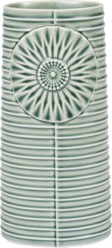 - Pipanella Lines oval vase 18,1x8,5 cm grønn