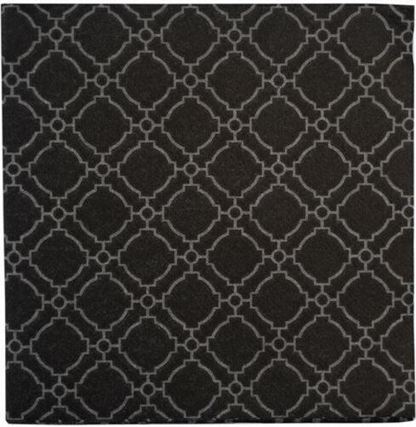- Cape servietter 33x33 cm 20 stk svart