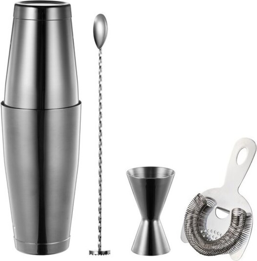 Bilde av - Sontell Silver barsett 4 deler 0,8L/ 3/6 cl blank