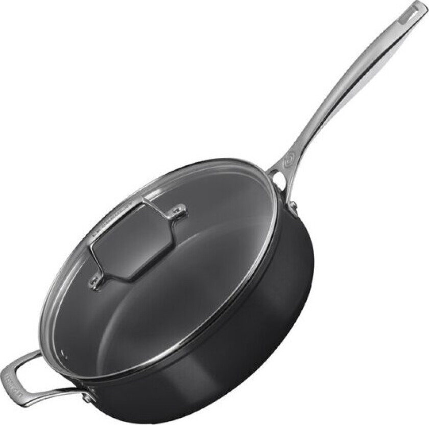 - ENSC traktørpanne med glasslokk 4L 26 cm black
