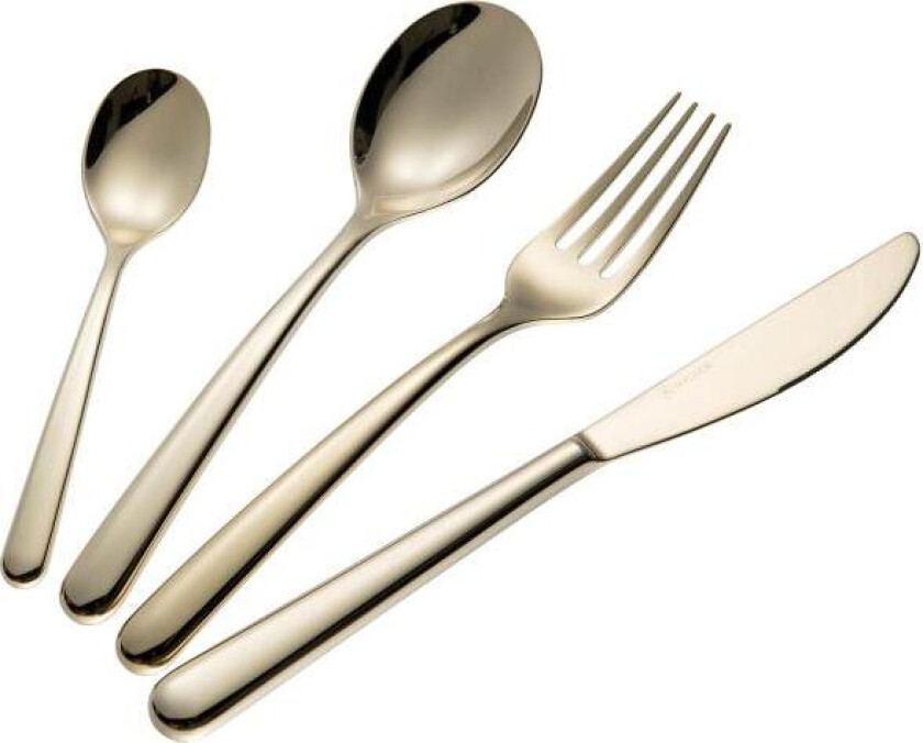 - Bright bestikksett 24 deler gull