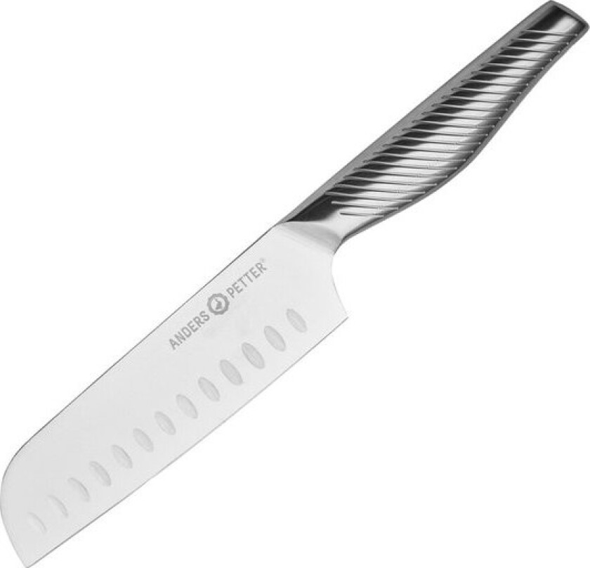 - Santokukniv 30 cm børstet stål