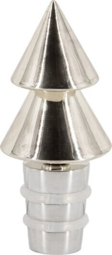 Bilde av - Dante vinpropp juletre 8 cm sølv/metall