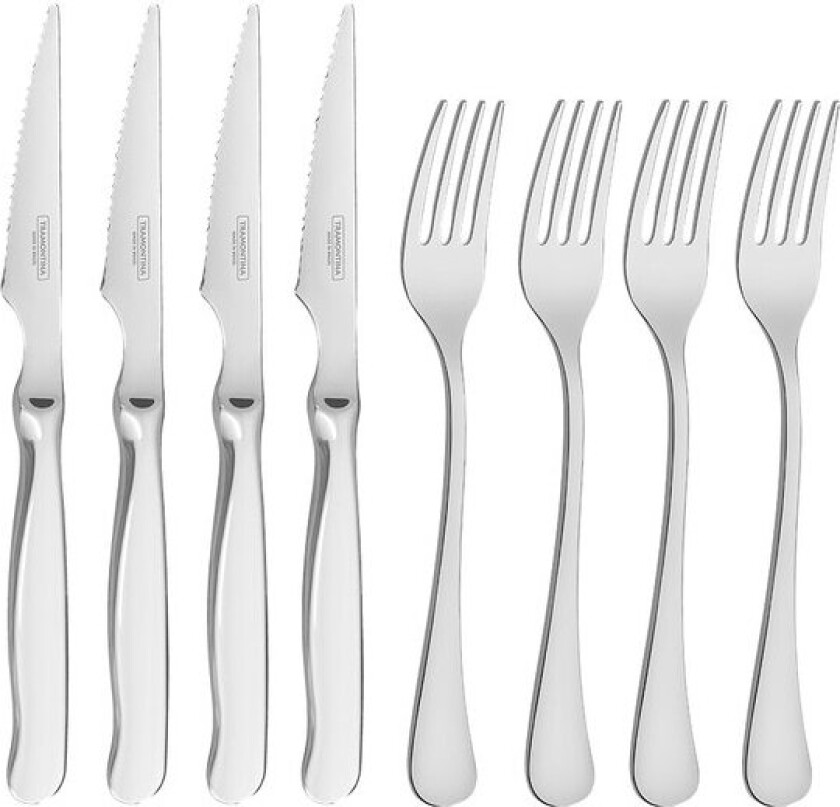 Bilde av - Zurique spansk bestikk 8 deler farroupilha stål