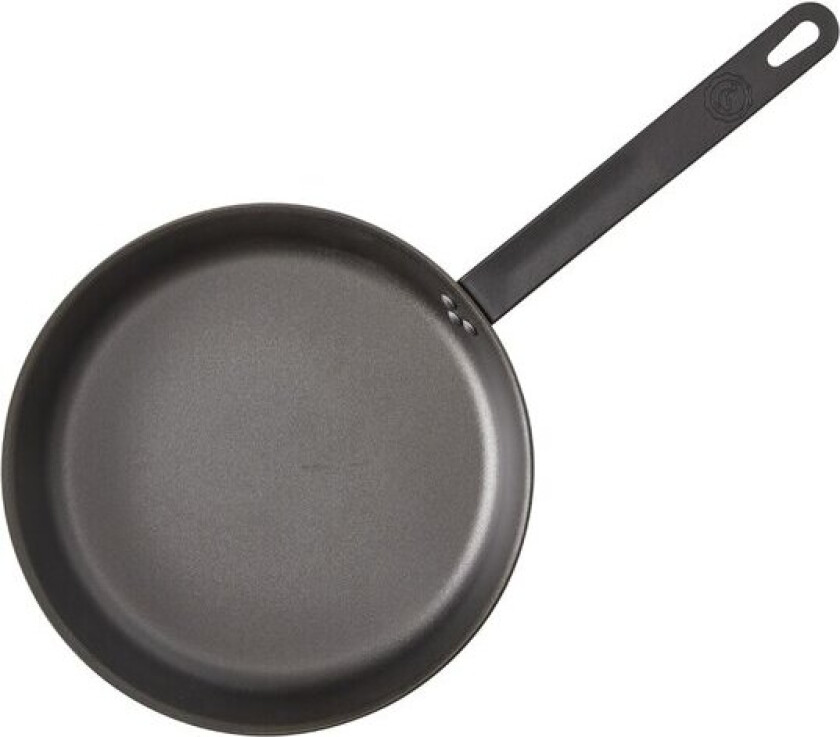 - Stekepanne i kullstål 28 cm svart