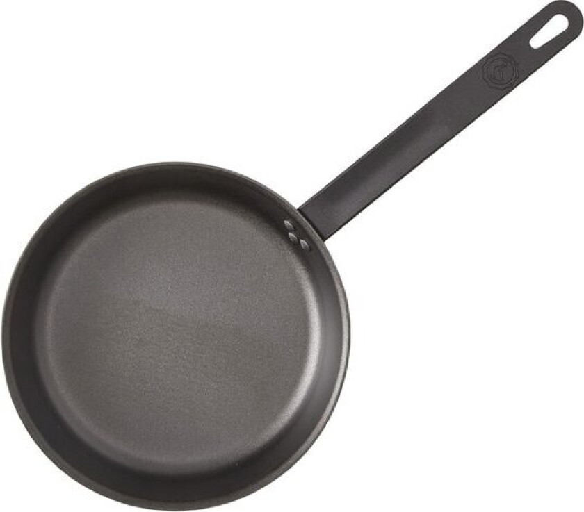 - Stekepanne i kullstål 24 cm svart