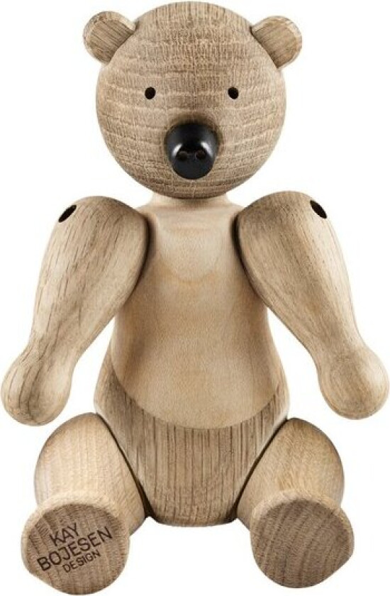 Bilde av - Liliput bjørn 9,5 cm eik/lønn