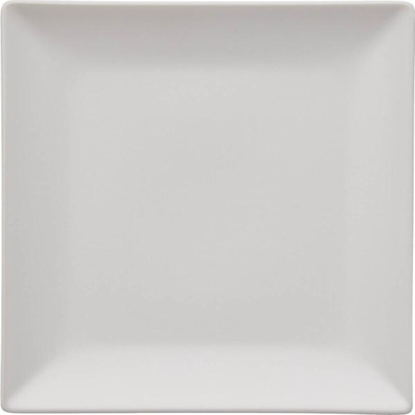 - Quadro tallerken 18x18 cm hvit